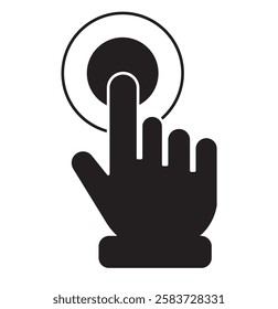 Computer hand cursor icon set. Mouse click cursor symbols. Hand click mouse sign. Vector illustration.