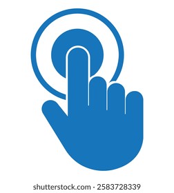 Computer hand cursor icon set. Mouse click cursor symbols. Hand click mouse sign. Vector illustration.