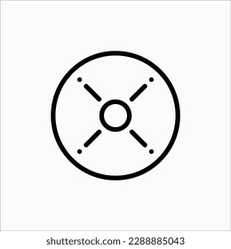  computer hardware, compact disk icon, isolated icon in light background, perfect for website, blog, logo, graphic design, social media, UI, mobile app