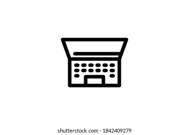 Computer Hardware Icon - Laptop