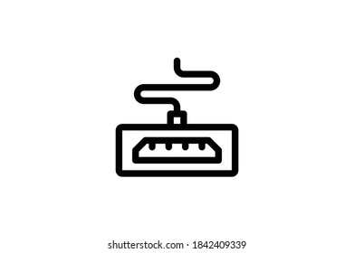 Computer Hardware Icon - Socket