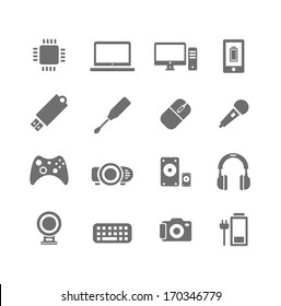 Computer Hardware Icons 