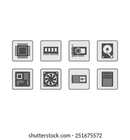 Computer Hardware Web Icons