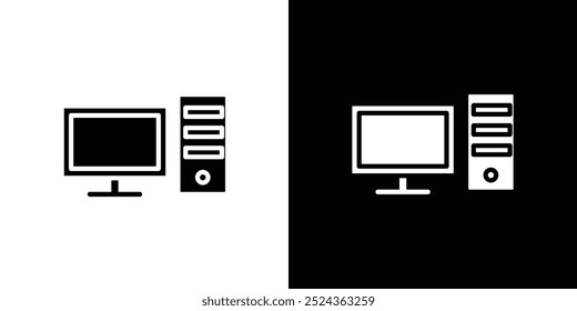 Computer icon Art design illustration