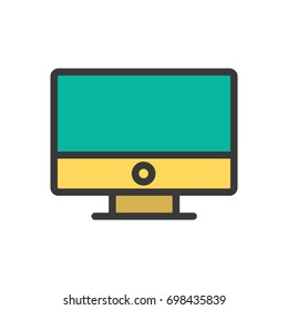 computer icon cartoon