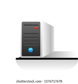 Computer icon design, computer illustration on background.