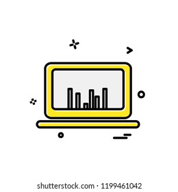 Computer icon design vector