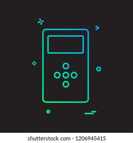 Computer icon design vector