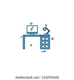 Computer icon design vector 