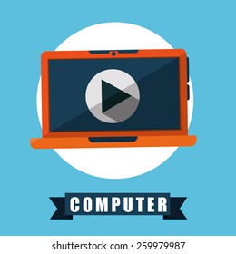 computer icon design, vector illustration eps10 graphic 