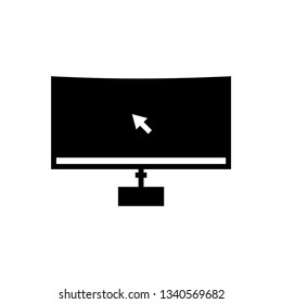 Computer Icon - Desktop sign vector