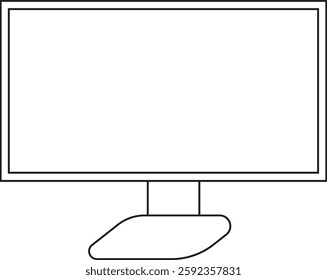 Computer icon for desktop vector