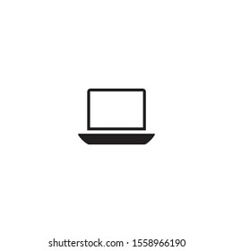 Computer icon. Display screen symbol. Logo design element
