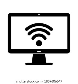 icono de equipo. dispositivos electrónicos. monitores, laptops, tablets, smartphones. para campañas web. hermano, medios. ilustración vectorial