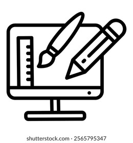 Computer Icon Element For Design