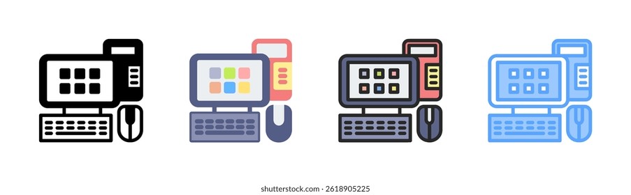 Computer Icon Element For Design