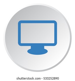 Computer Icon, flat design style
