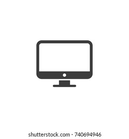 computer icon flat screen monitor business man manager vector programmer student businessman worker employee freelancer job vacancy illustration staff mouse keyboard working equipment technology