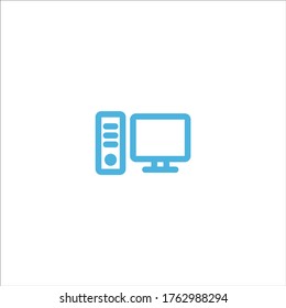 computer icon flat vector logo design trendy illustration signage symbol graphic simple