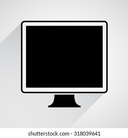 Computer icon great for any use. Vector EPS10.