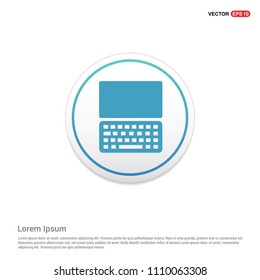 Computer Icon Hexa White Background icon template - Free vector icon