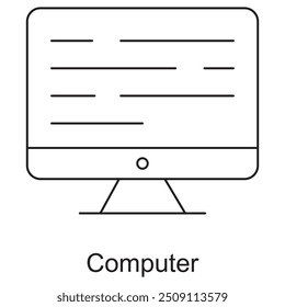 Computer icon, High-Performance Computers for Work and Play icon, Cutting-Edge Computer Systems for Modern Computing Needs icon