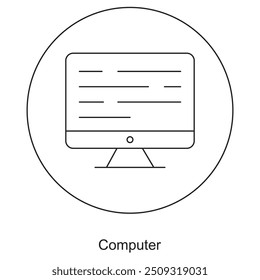  Computer icon, High-Performance Computers for Work and Play icon, Cutting-Edge Computer Systems for Modern Computing Needs icon