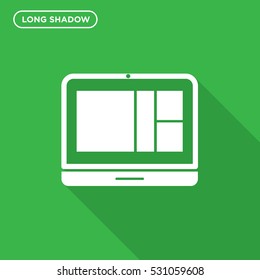 Computer icon illustration isolated vector sign symbol
