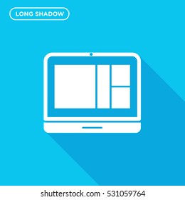 Computer icon illustration isolated vector sign symbol