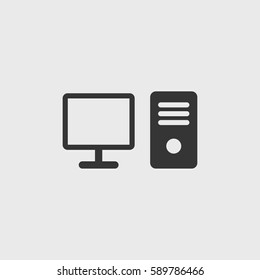 Computer icon illustration isolated vector sign symbol