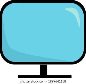 computer icon illustration using flat design style