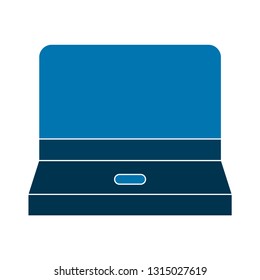 computer icon - computer laptop isolated, technology illustration - Vector computer. device screen