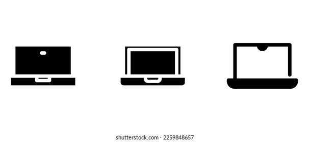 icono de equipo o logotipo símbolo de signo aislado ilustración vectorial de alta calidad estilo negro iconos vectoriales