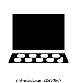 icono de equipo o logotipo símbolo de signo aislado ilustración vectorial de alta calidad estilo negro iconos vectoriales