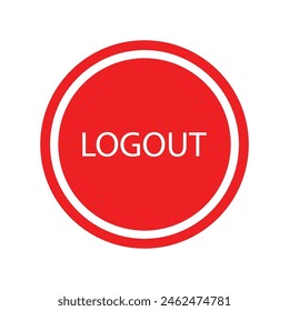 computer icon logout illustration design