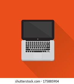 Computer icon minimal style 2
