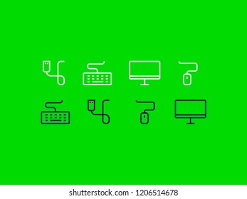 computer icon for mobile apps and website