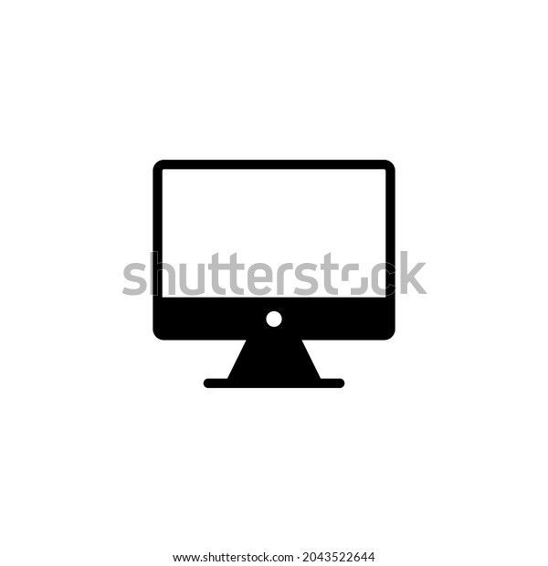 Computer icon.\
computer monitor sign and\
symbol