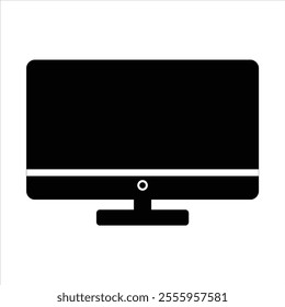 Computer icon . computer monitor icon vector.