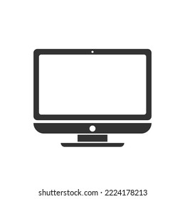 computer icon. Monitor vector ilustration.  