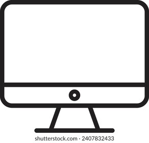 computer icon monitor vector screen sign