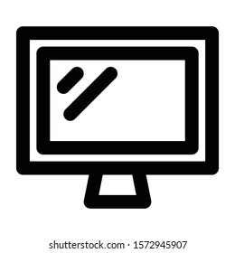computer icon outline vector design