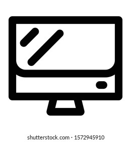 computer icon outline vector design