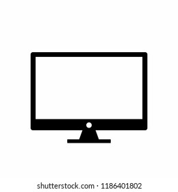 Computer icon. Pc icon. Monitor icon Vector