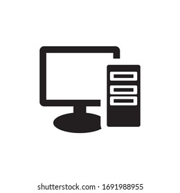 COMPUTER ICON , PC ICON VECTOR