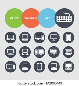 Computer icon set