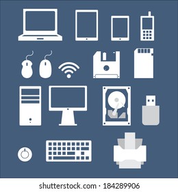 computer icon set