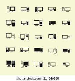 computer icon set