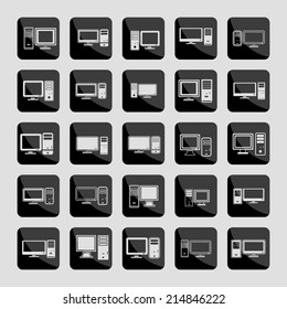 computer icon set