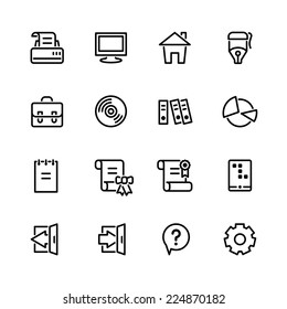 computer icon set